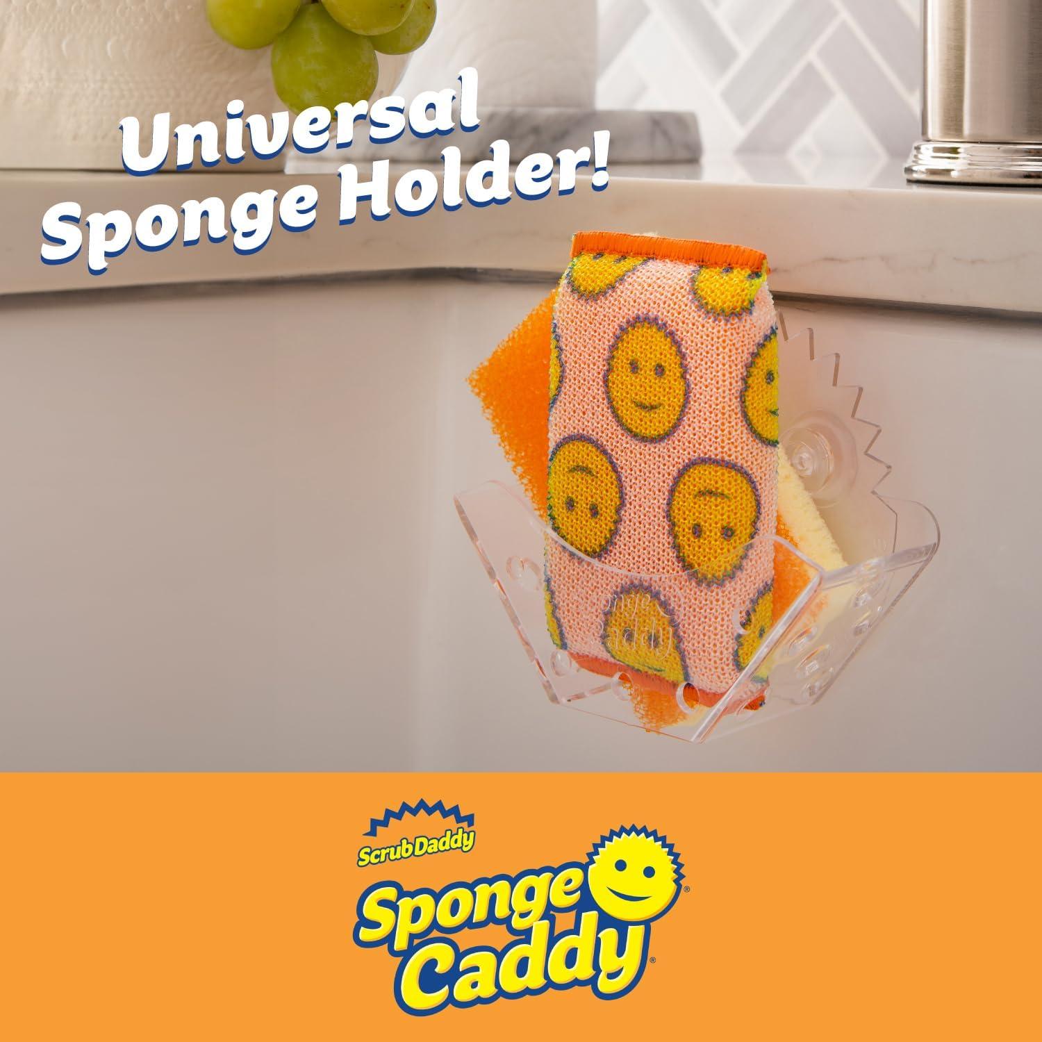 image:imageScrub Daddy Cleaning Supplies Kit Cif Floral Bundle Includes Scrub Mommy Dish Sponges Microfiber Towels Kitchen Sink Caddy amp Cif Cream All Purpose Cleaner Pink Lilly 9 Count