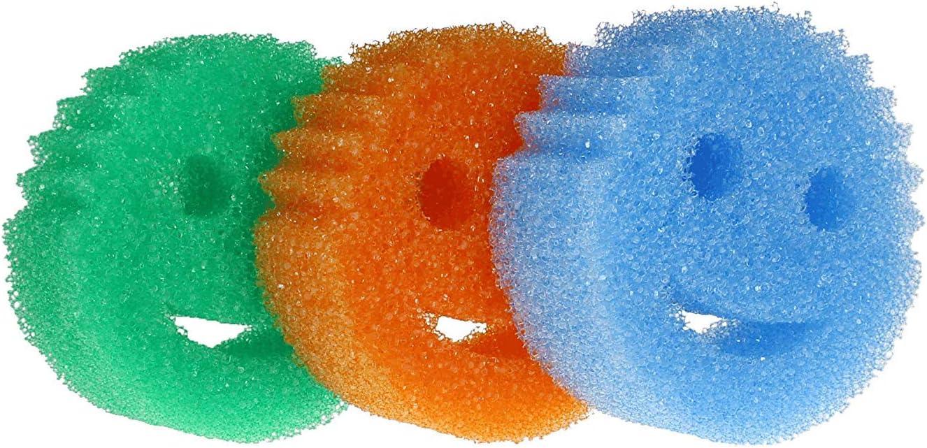 image:imageScrub Daddy Color Sponges ScratchFree Multipurpose Dish Sponges for Kitchen Bathroom amp Household Cleaning Made with BPAFree Polymer Foam 3 CountColors