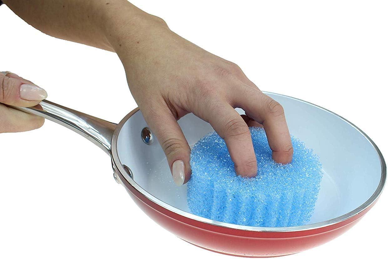 image:imageScrub Daddy Color Sponges ScratchFree Multipurpose Dish Sponges for Kitchen Bathroom amp Household Cleaning Made with BPAFree Polymer Foam 3 CountColors