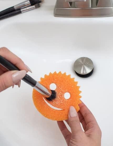 image:imageScrub Daddy Color Sponges ScratchFree Multipurpose Dish Sponges for Kitchen Bathroom amp Household Cleaning Made with BPAFree Polymer Foam 3 CountColors