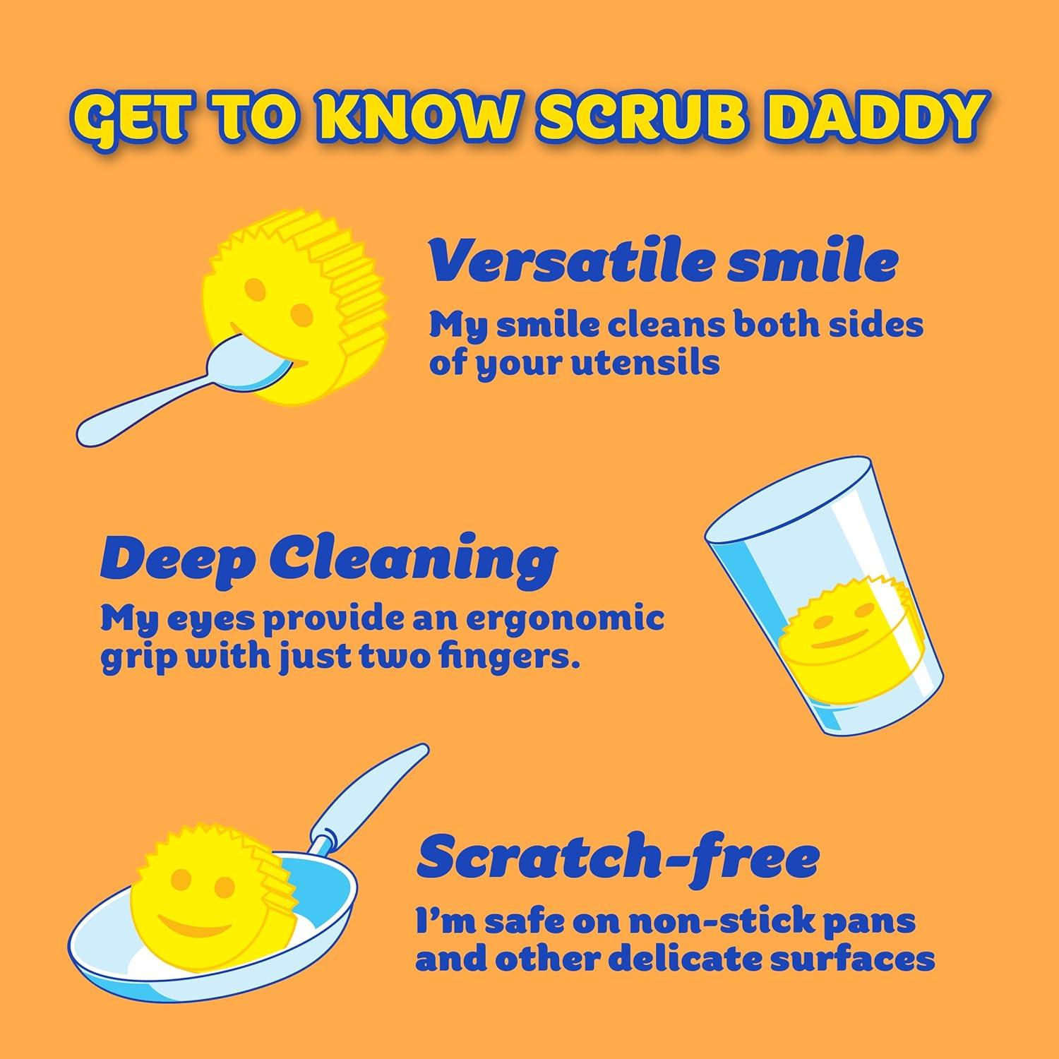 image:imageScrub Daddy Scrub Mommy Daddy Caddy Cif All Purpose Cleaner ScratchFree DualSided Kitchen Bathroom Scrubber Multipurpose Cleaning Cream Cleaning Supplies Kit for Multiple SurfacesCif All Purpose Cleaner Sponge