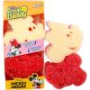 image:imageScrub Daddy Mickey amp Minnie Mouse Dish Sponges  Includes 2 Scrub Daddy Kitchen Sponges amp 2 Scrub Mommy Dish Scrubbers  DualSided OdorResistant amp ScratchFree  Special Edition Set 4 Count