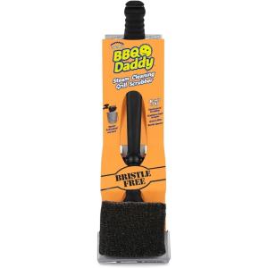 Scrub Daddy BBQ Daddy Grill Brush Head Refill – Bristle Free Grill Brush ArmorTec Steel Mesh Grill Cleaning Brush Attachment – Steam-Activated Cleaning Scrubber for Grates (1 Count)(BBQ Daddy)