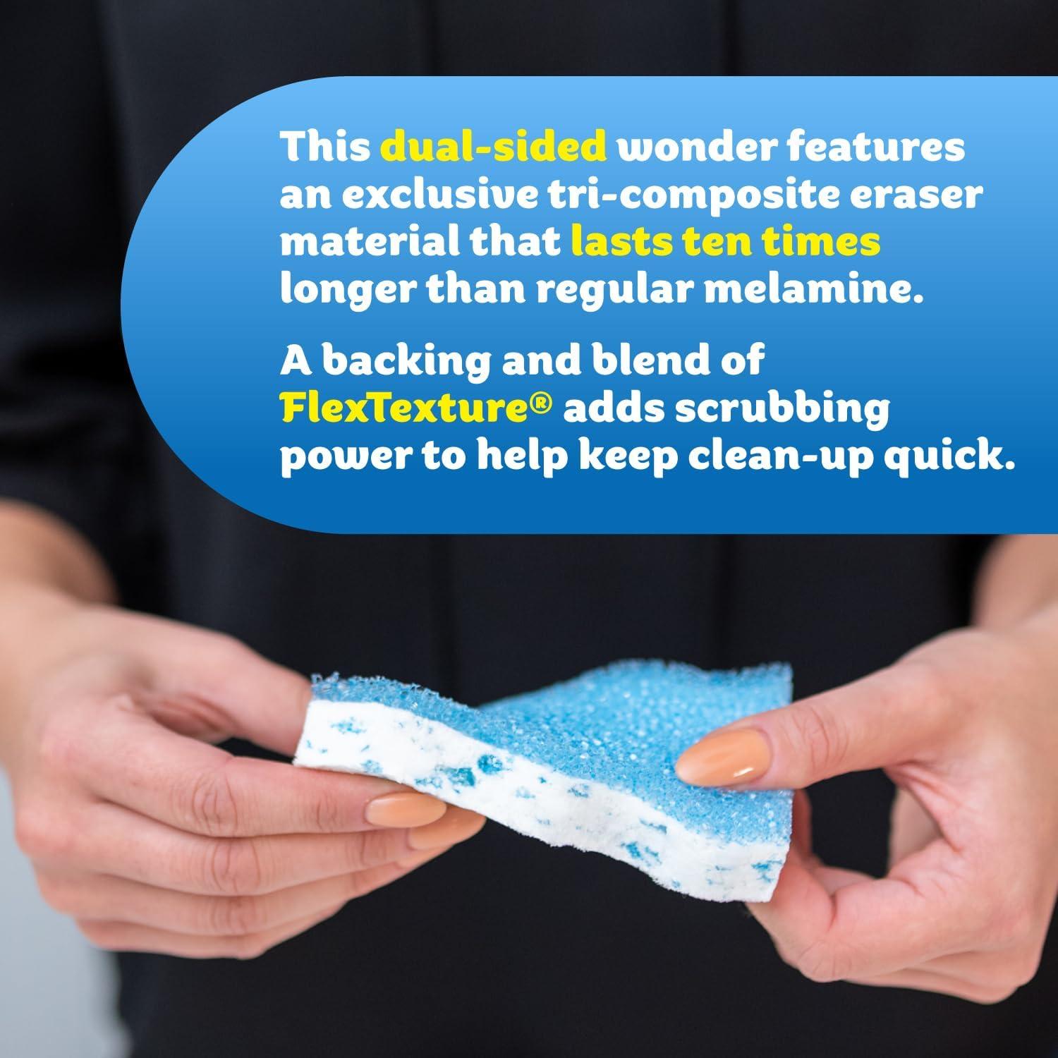 image:imageScrub Daddy Eraser Sponge 10x More Durable Than Traditional Erasers with Scrubbing Gems Removes Dirt Scuffs amp Stains Water Activated Sponge Eraser 2 PackEraser Daddy