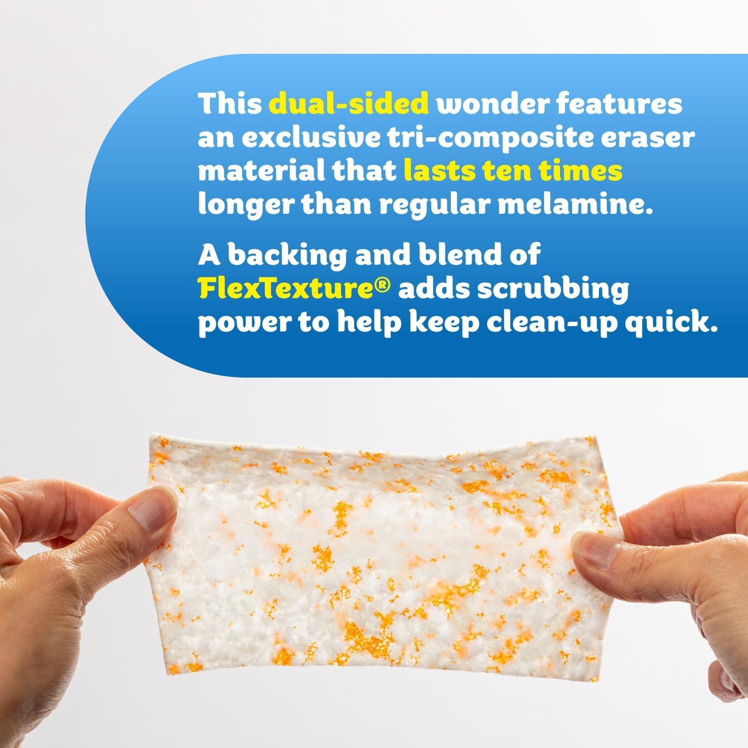 image:imageScrub Daddy Eraser Sponge 10x More Durable Than Traditional Erasers with Scrubbing Gems Removes Dirt Scuffs amp Stains Water Activated Sponge Eraser 2 PackEraser Daddy 10x Sheets