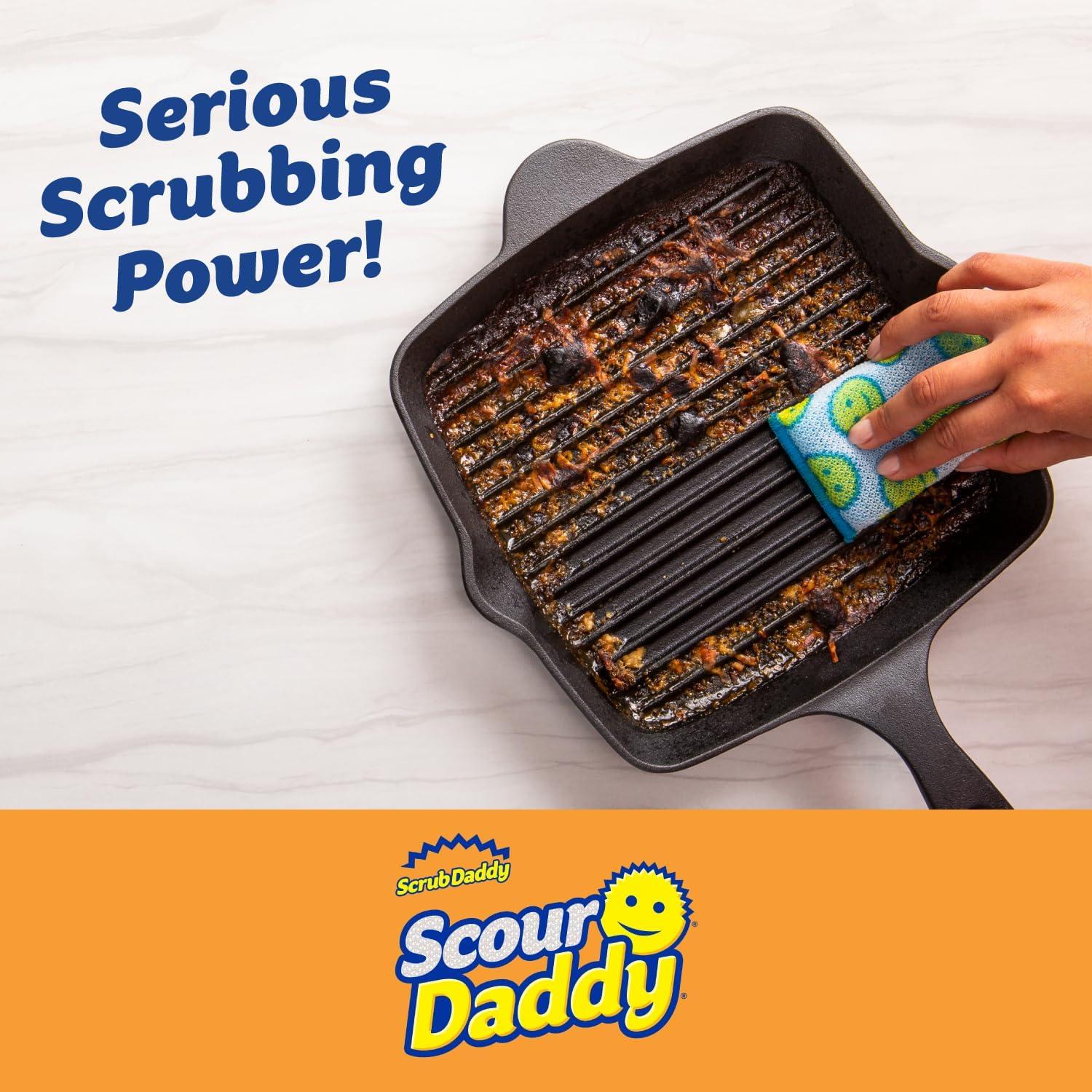 image:imageScrub Daddy Extra Large Sponge Daddy Bulk Kitchen Sponges for Cleaning Different Rooms amp Surfaces DualSided Dish Scrubber with FlexTexture Foam 18 CountScour Daddy