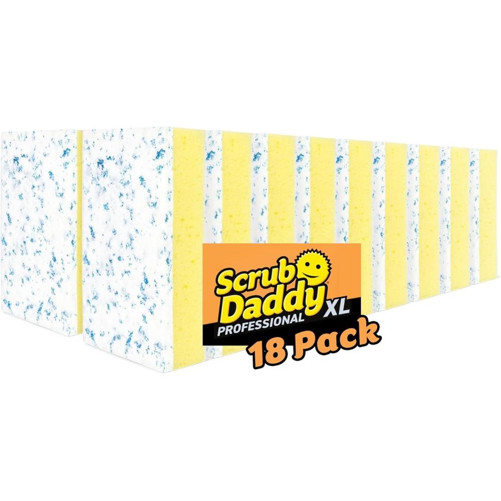 image:imageScrub Daddy Eraser Sponge 10x More Durable Than Traditional Erasers with Scrubbing Gems Removes Dirt Scuffs amp Stains Water Activated Sponge Eraser 2 PackEraser Daddy XL
