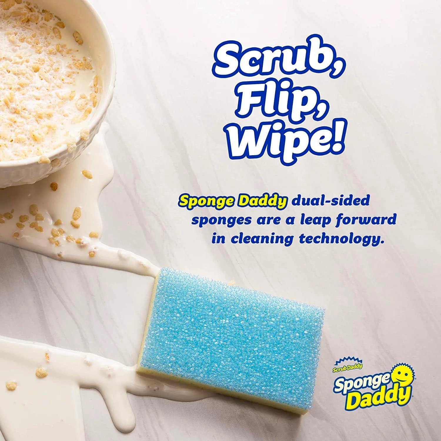 image:imageScrub Daddy Cif Bundle Includes Cif Cream All Purpose Cleaner Scrub Mommy Sponge and Sponge Daddy Color Coated Sponges 4 Count Set