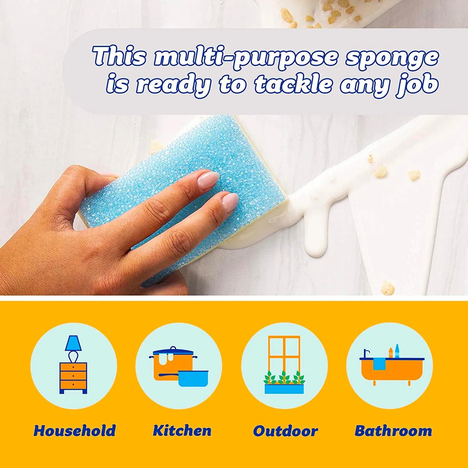 image:imageScrub Daddy Cif Bundle Includes Cif Cream All Purpose Cleaner Scrub Mommy Sponge and Sponge Daddy Color Coated Sponges 4 Count Set